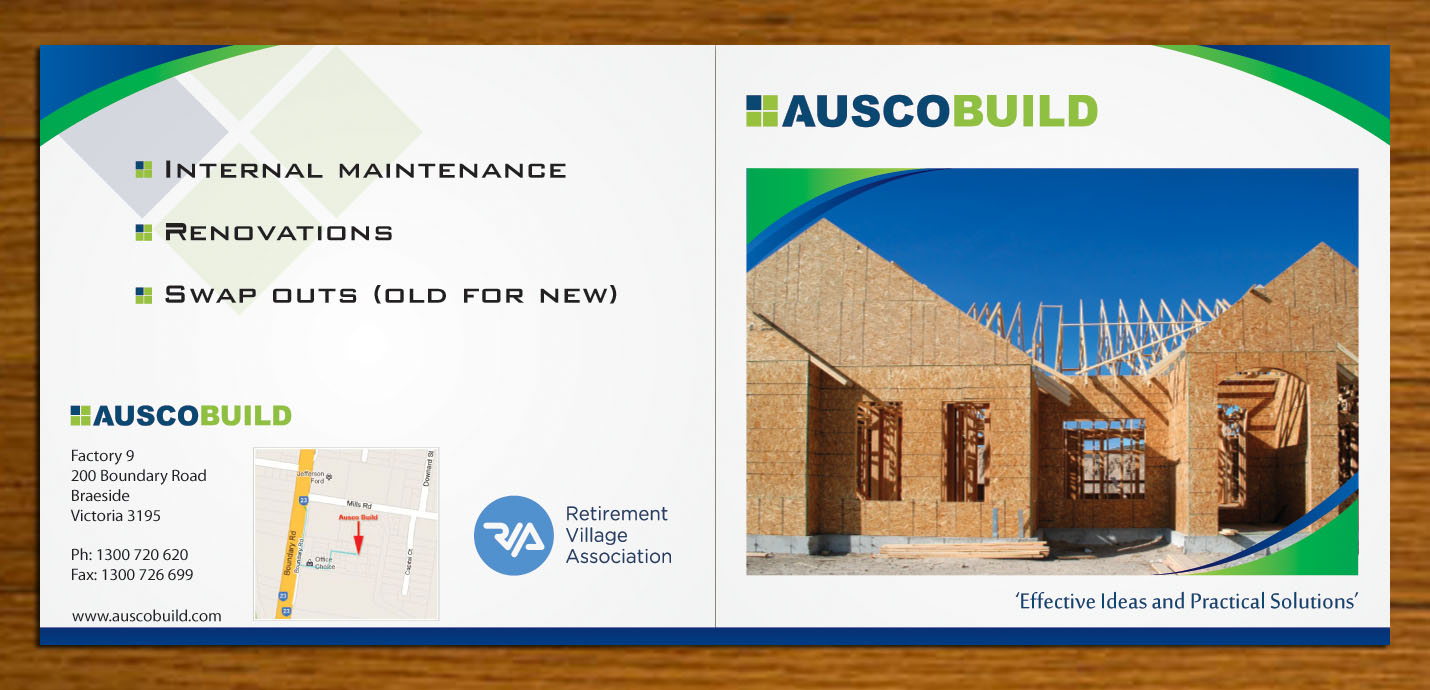 Flyer Design by Sbss for Auscobuild Pty Ltd | Design #1763599