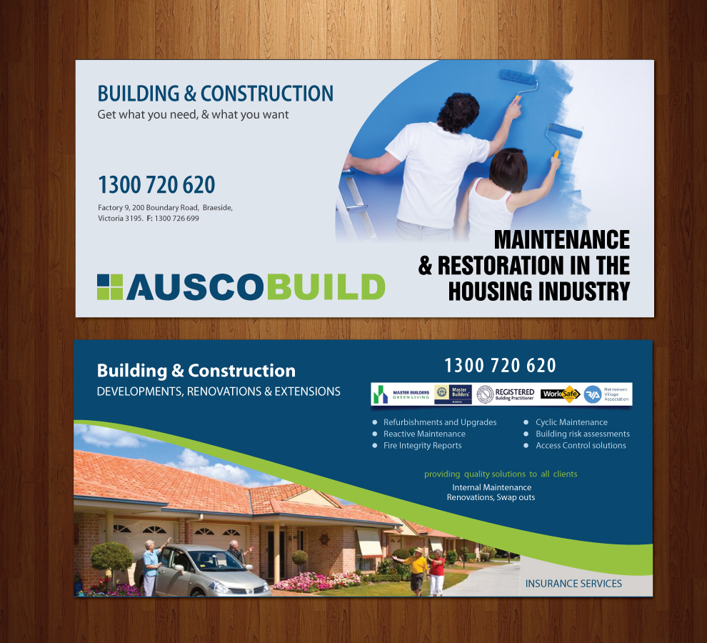 Flyer-Design von Sbss für Auscobuild Pty Ltd | Design #1765001