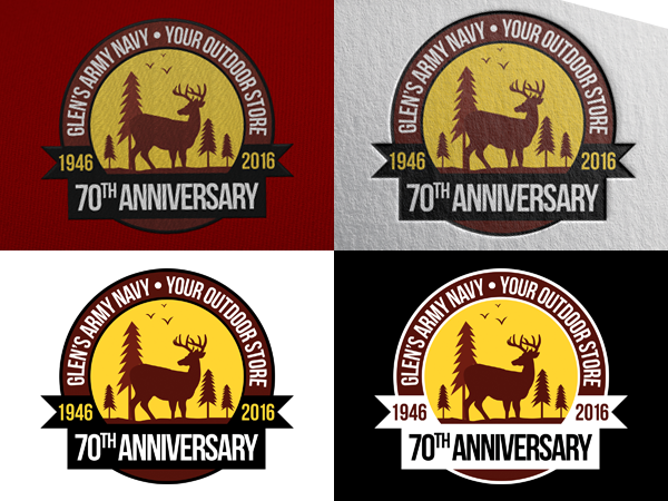Logo Design by JD Graphics for Glen''s Army Navy Store, Inc | Design #6518367
