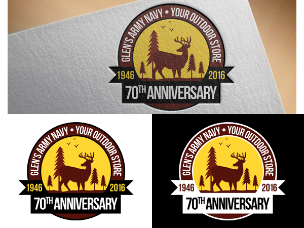 Logo Design by JD Graphics for Glen''s Army Navy Store, Inc | Design #6518739