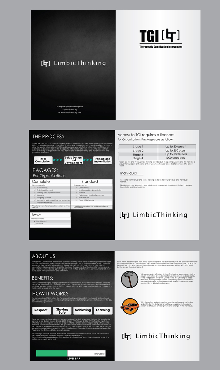 Brochure Design by BeButterfly for Limbic Thinking | Design #1716217