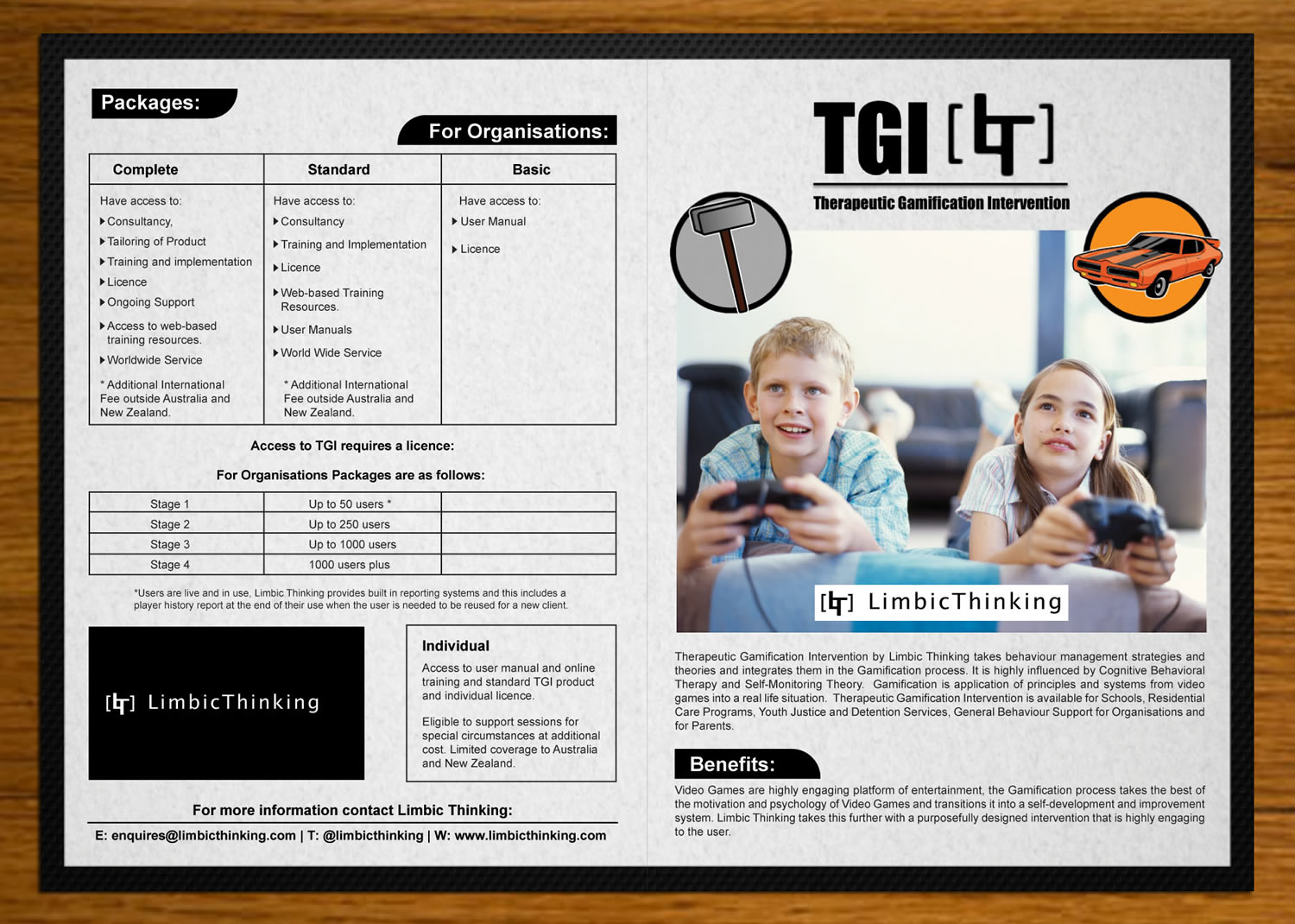 Brochure Design by Sbss for Limbic Thinking | Design #1723450