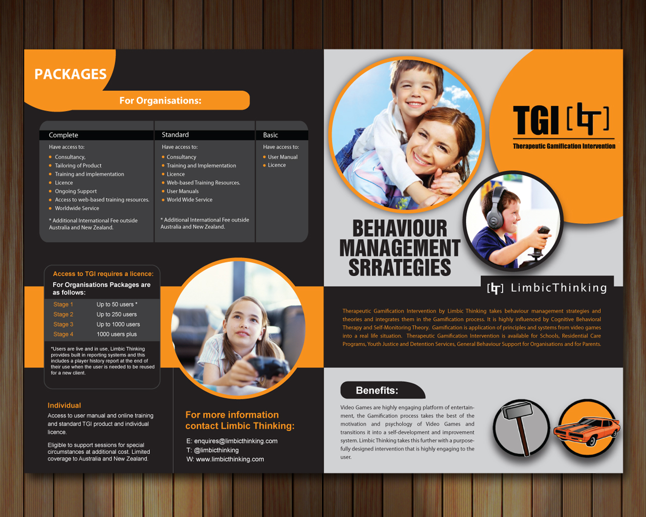 Brochure Design by Sbss for Limbic Thinking | Design #1723727