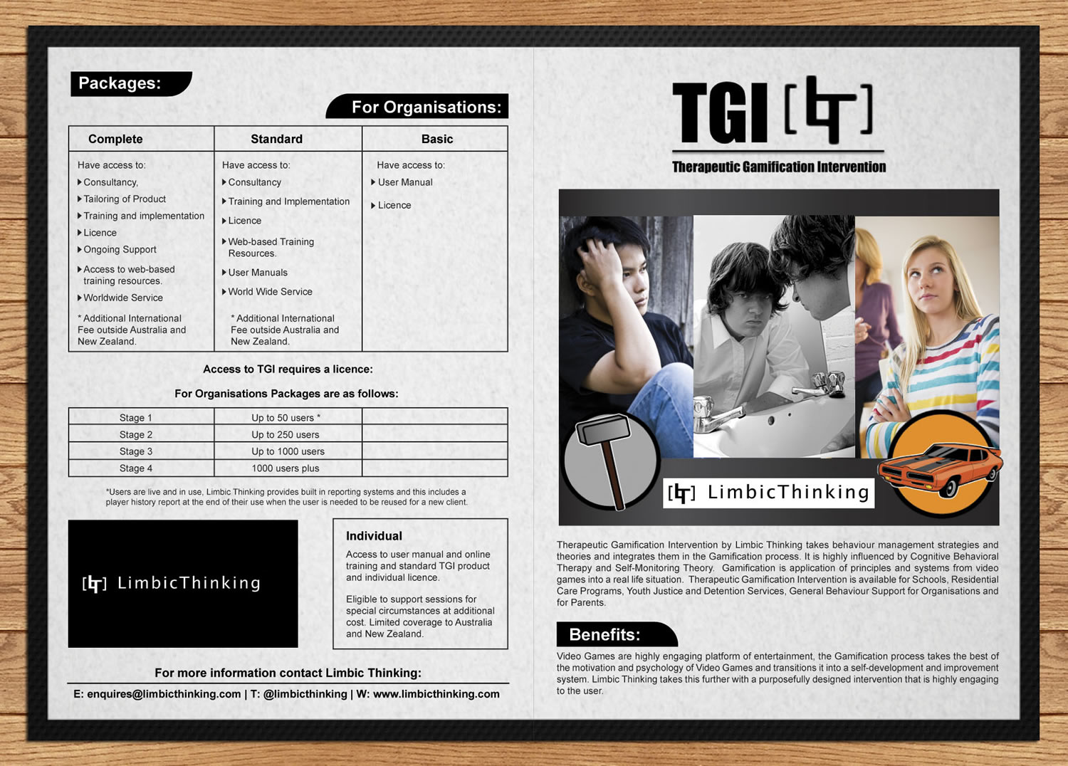 Brochure Design by Sbss for Limbic Thinking | Design #1735807