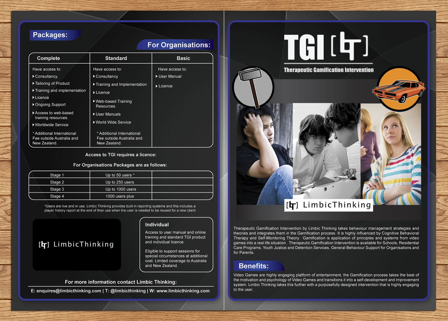 Brochure Design by Sbss for Limbic Thinking | Design #1735810