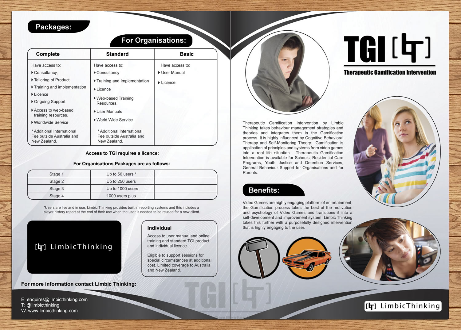 Brochure Design by Sbss for Limbic Thinking | Design #1735816