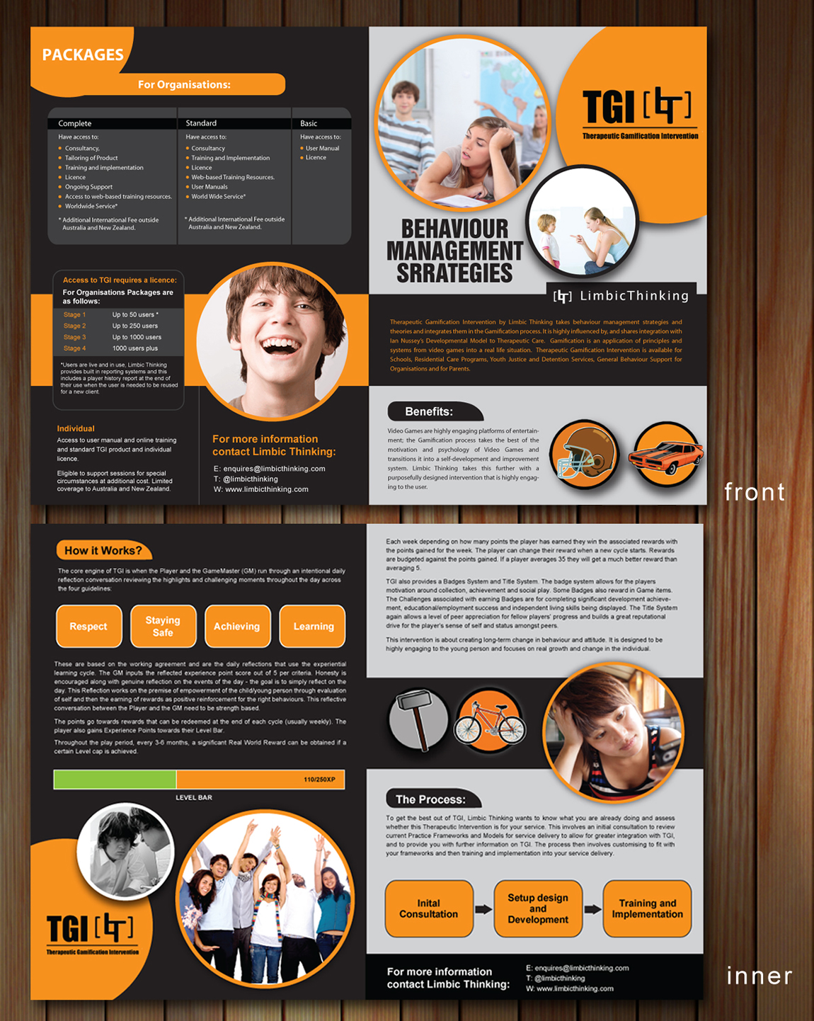 Brochure Design by Sbss for Limbic Thinking | Design #1748865
