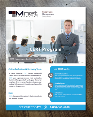 Flyer-Design von alex989 für Mnet Financial | Design: #6547980