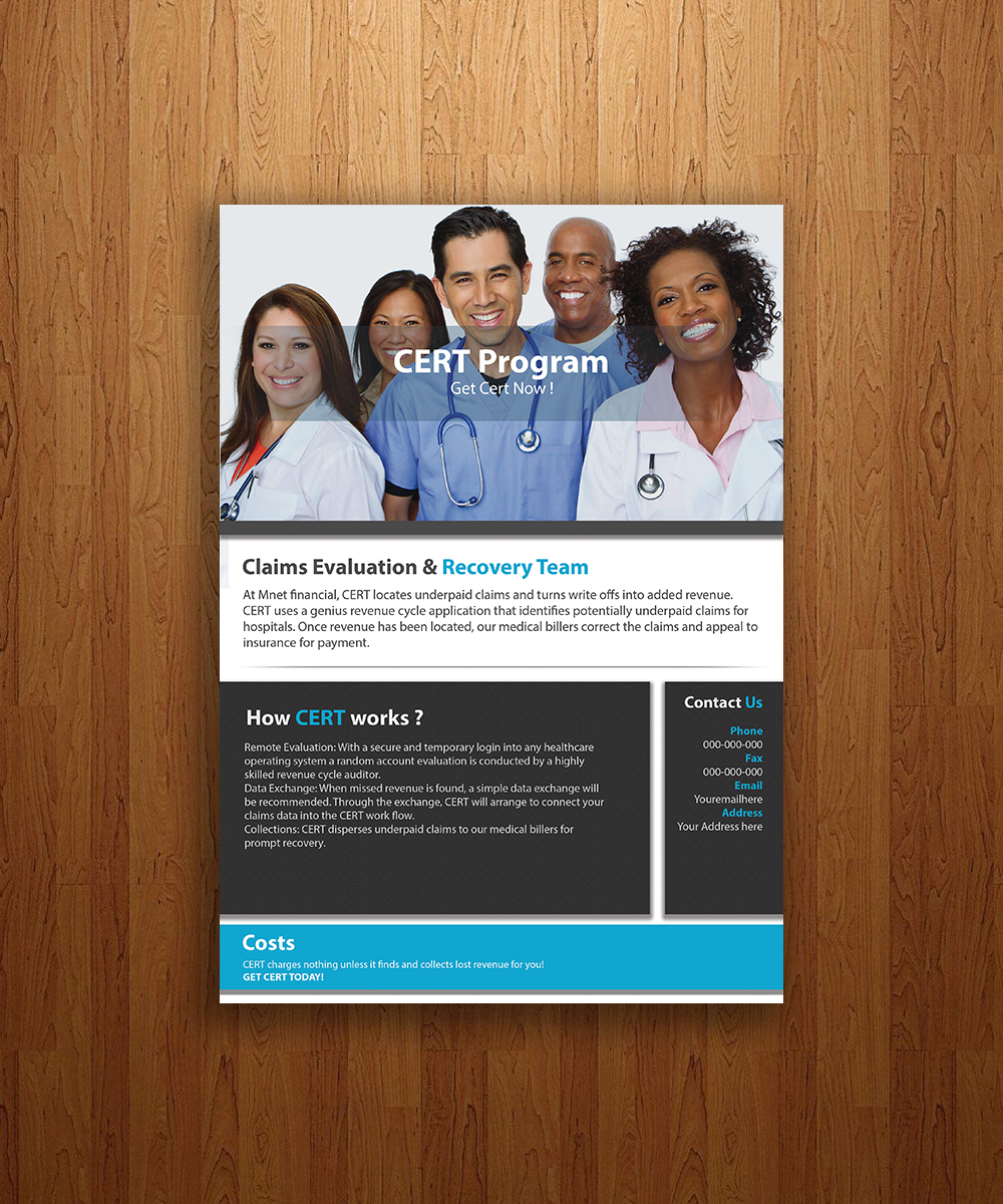 Flyer Design by Zak Design Studios for Mnet Financial | Design #6530479