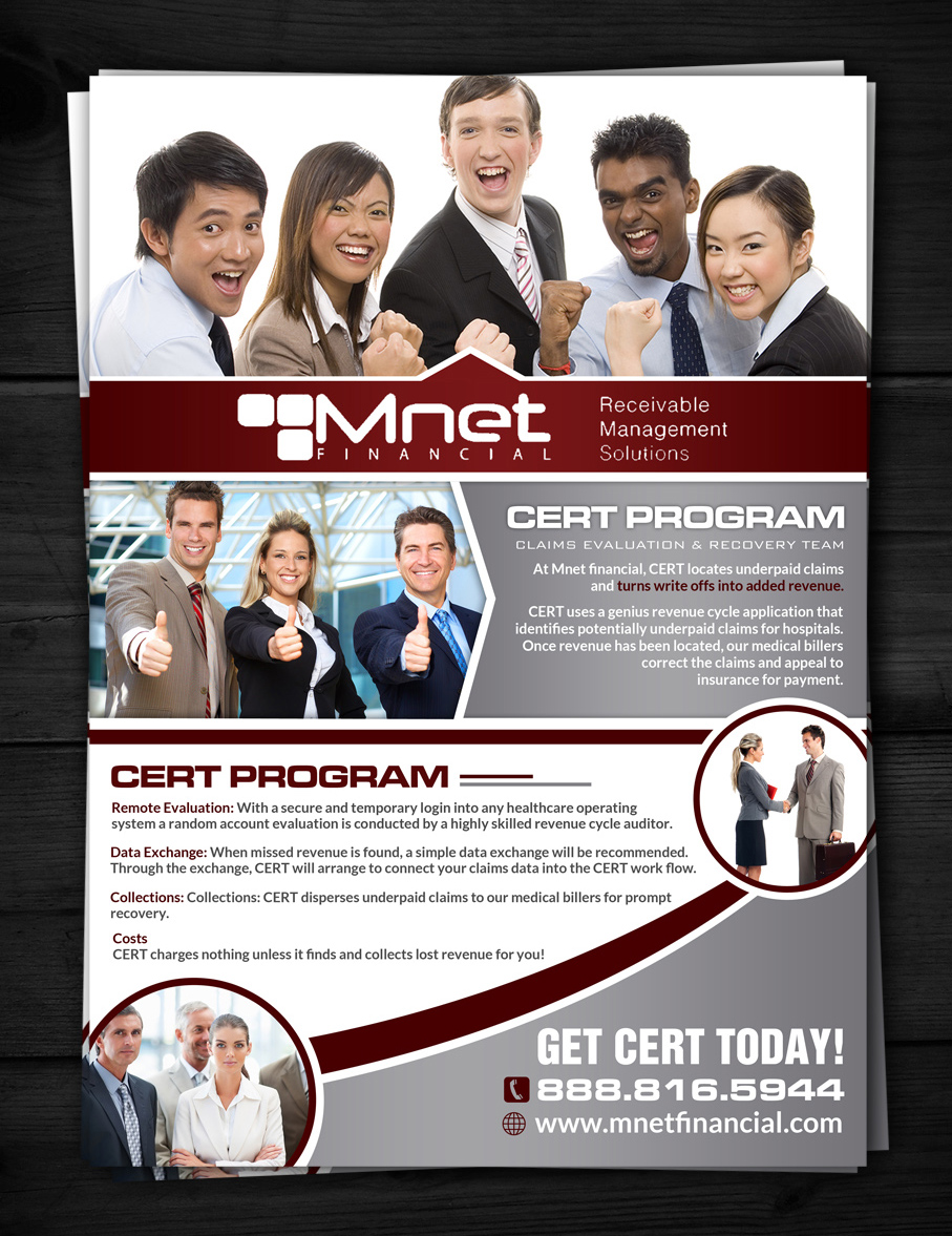 Flyer-Design von creative.bugs für Mnet Financial | Design #6531786