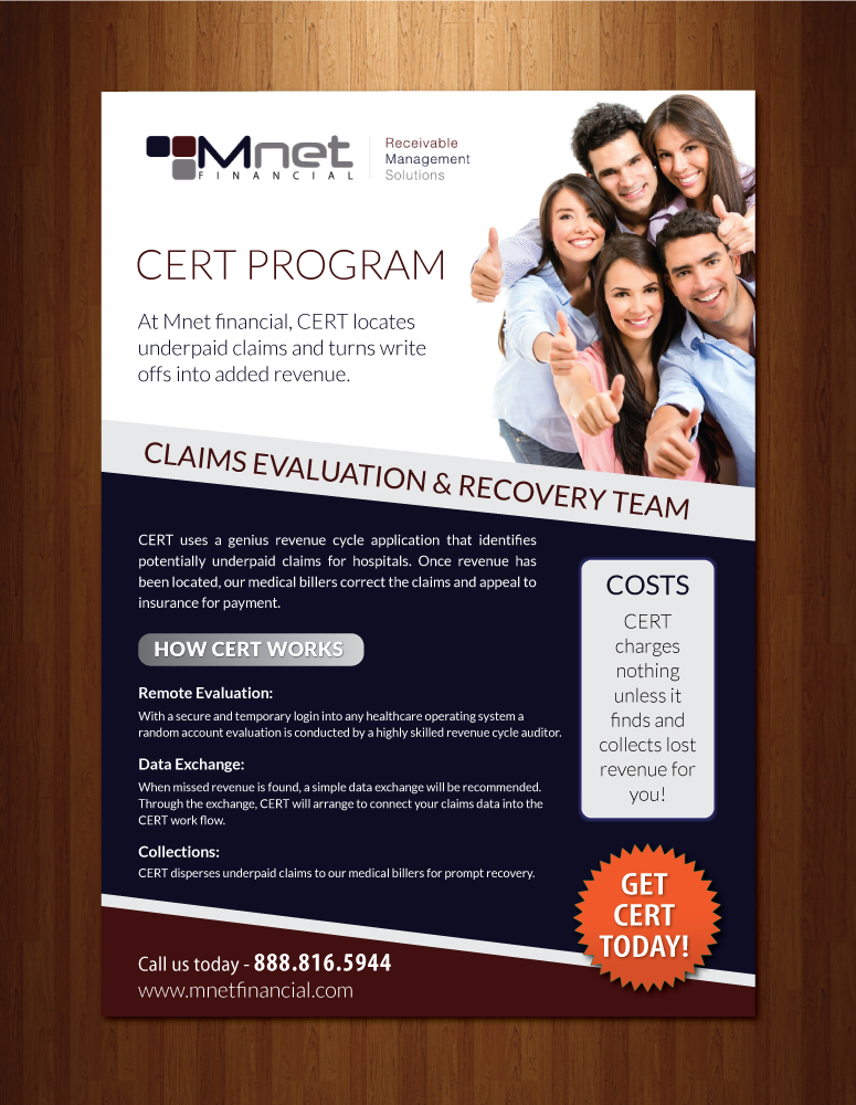 Flyer Design by meet007 for Mnet Financial | Design #6526803