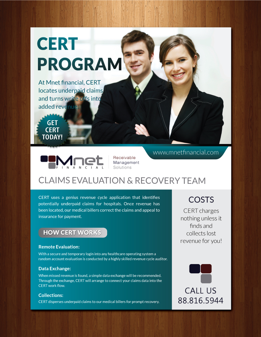 Flyer Design by meet007 for Mnet Financial | Design #6529029