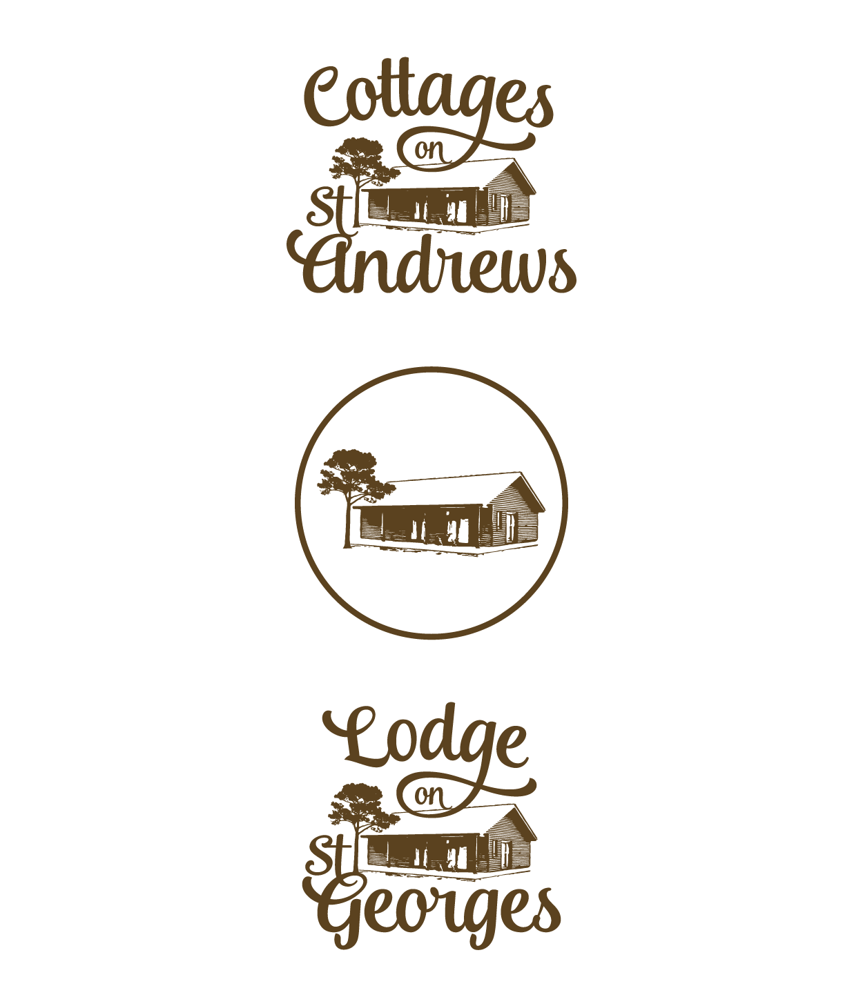 Logo-Design von refolve für Cottages On St Andrews & Lodge On St Georges | Design #6518608