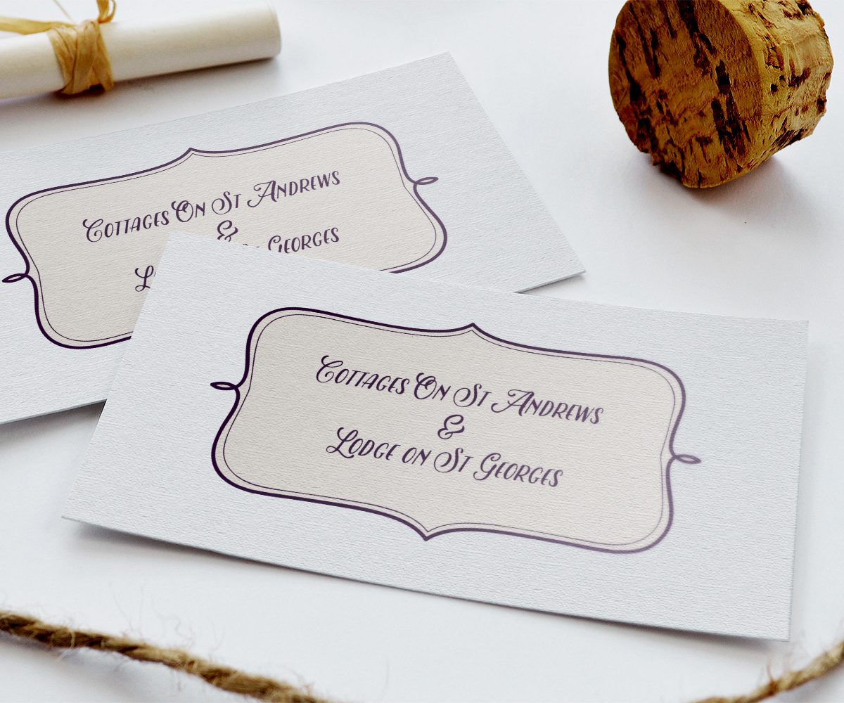 Logo Design by dii for Cottages On St Andrews & Lodge On St Georges | Design #6534246