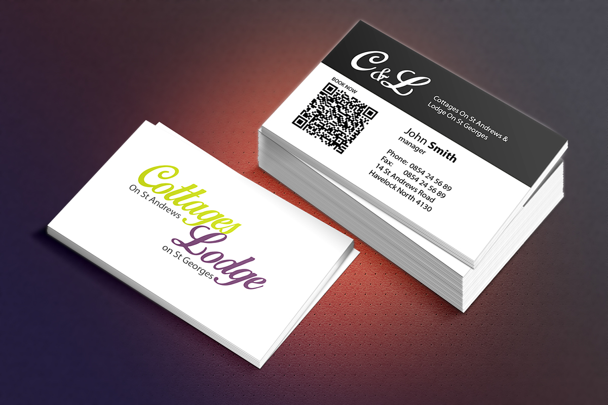 Logo Design by Svetlin Angelov for Cottages On St Andrews & Lodge On St Georges | Design #6549571