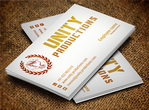 Business Card Design by Lanka Ama for Unity Productions | Design: #6523213