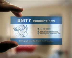 Business Card Design by Lanka Ama for Unity Productions | Design: #6523221