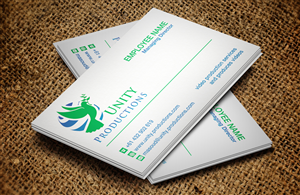 Business Card Design by Lanka Ama for Unity Productions | Design: #6523234