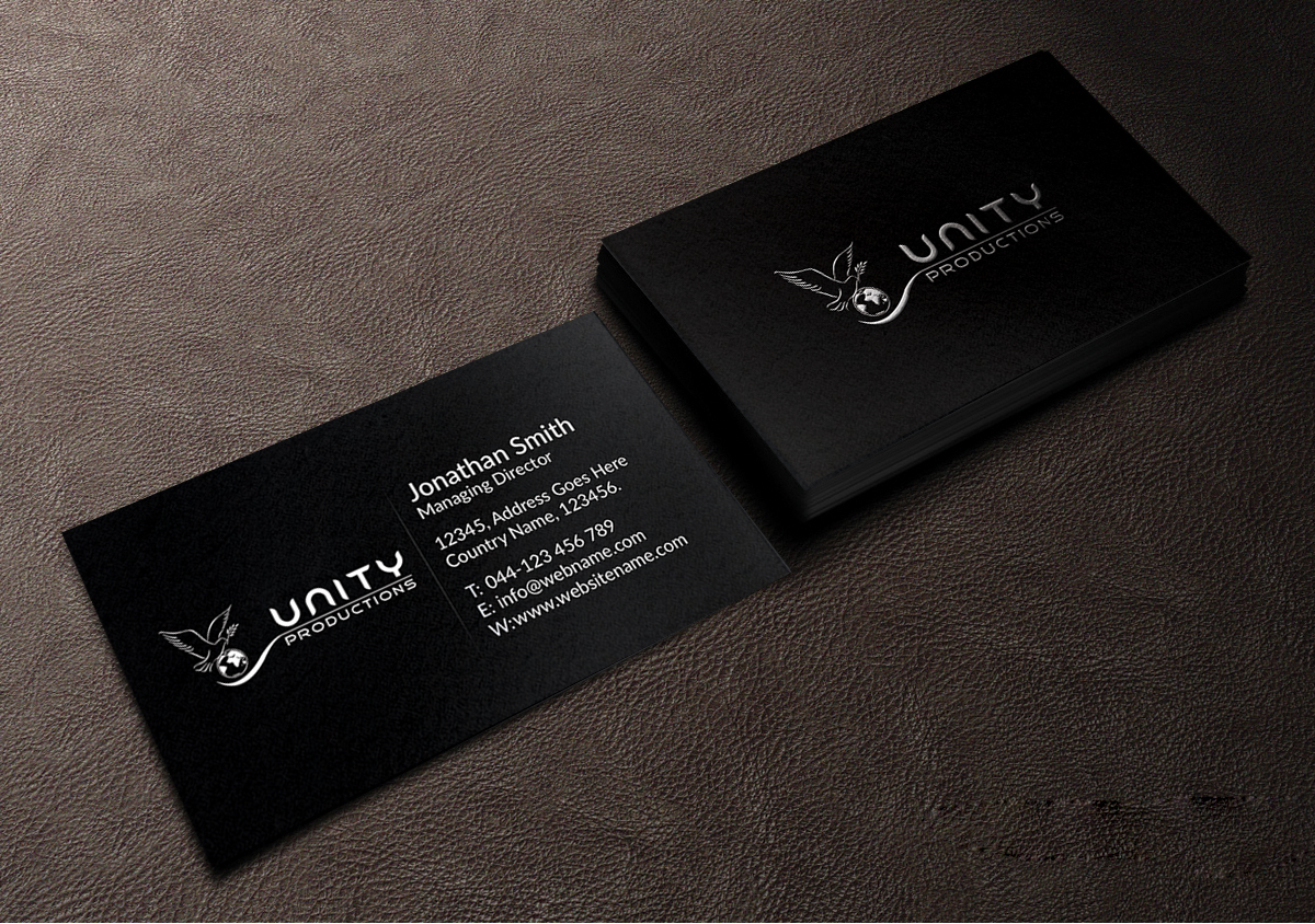 Business Card Design by Creations Box 2015 for Unity Productions | Design #6534923