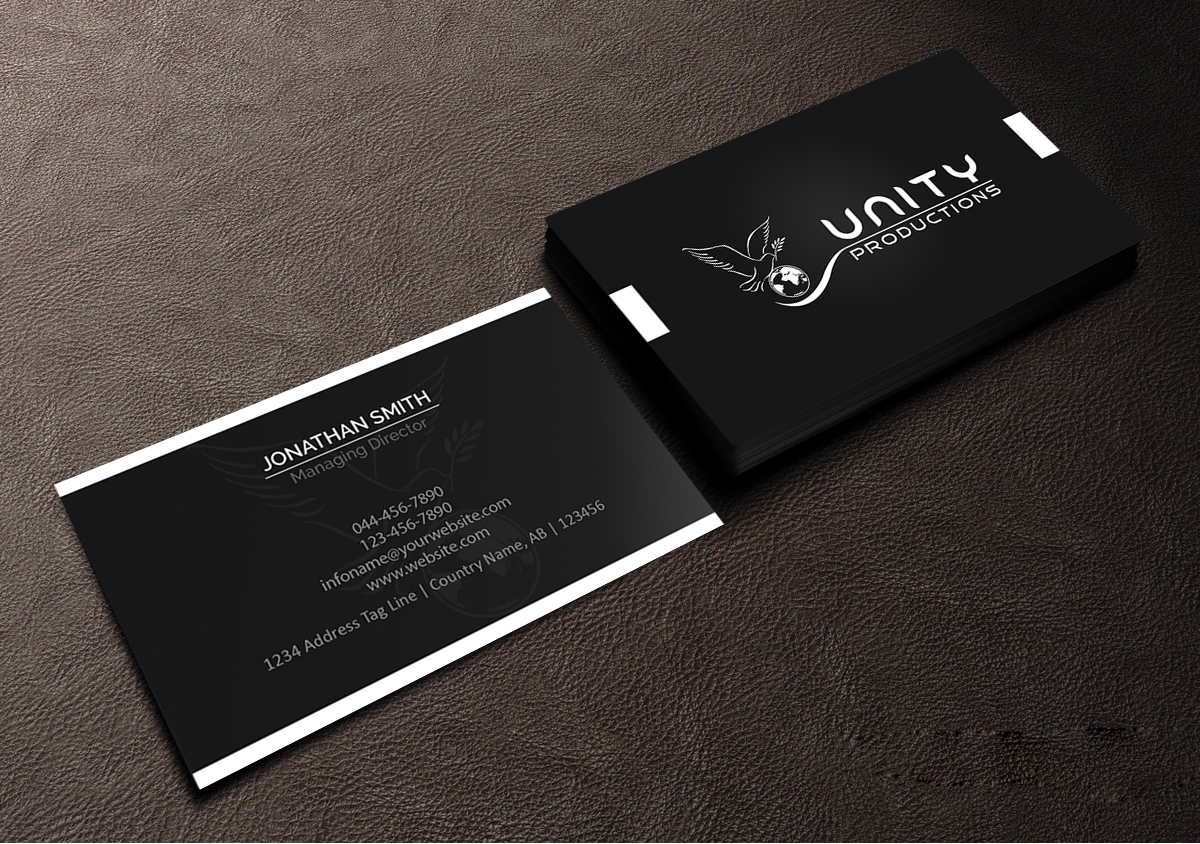 Business Card Design by Creations Box 2015 for Unity Productions | Design #6534950