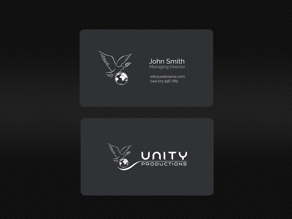 Business Card Design by Creations Box 2015 for Unity Productions | Design #6534965