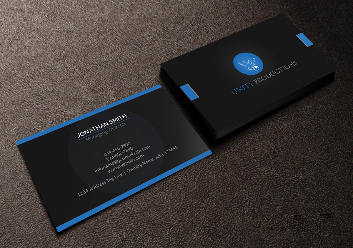 Business Card Design by Creations Box 2015 for Unity Productions | Design #6534978