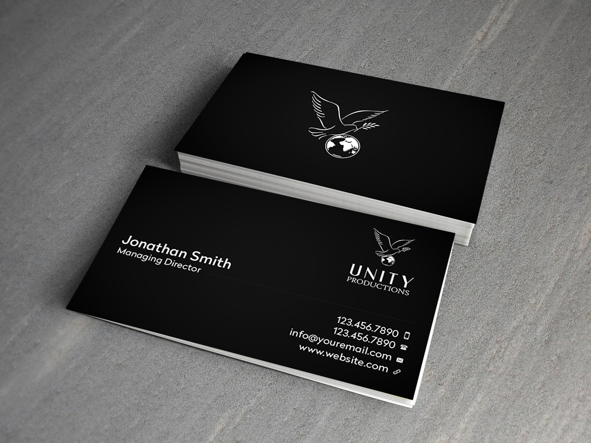 Business Card Design by Creations Box 2015 for Unity Productions | Design #6535000