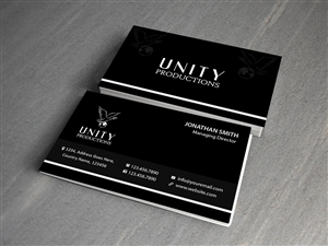 Business Card Design by Creations Box 2015 for Unity Productions | Design: #6535023