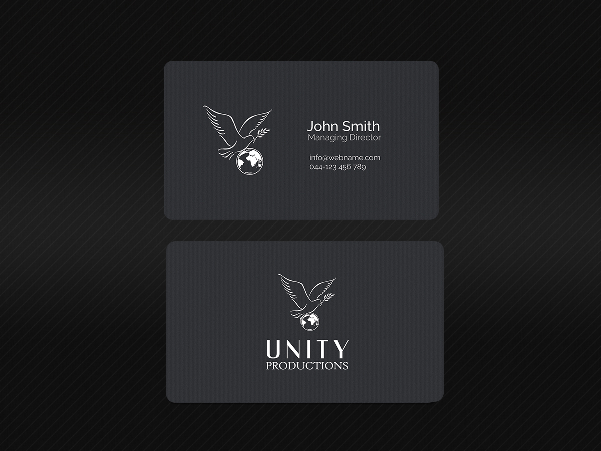 Business Card Design by Creations Box 2015 for Unity Productions | Design #6535029