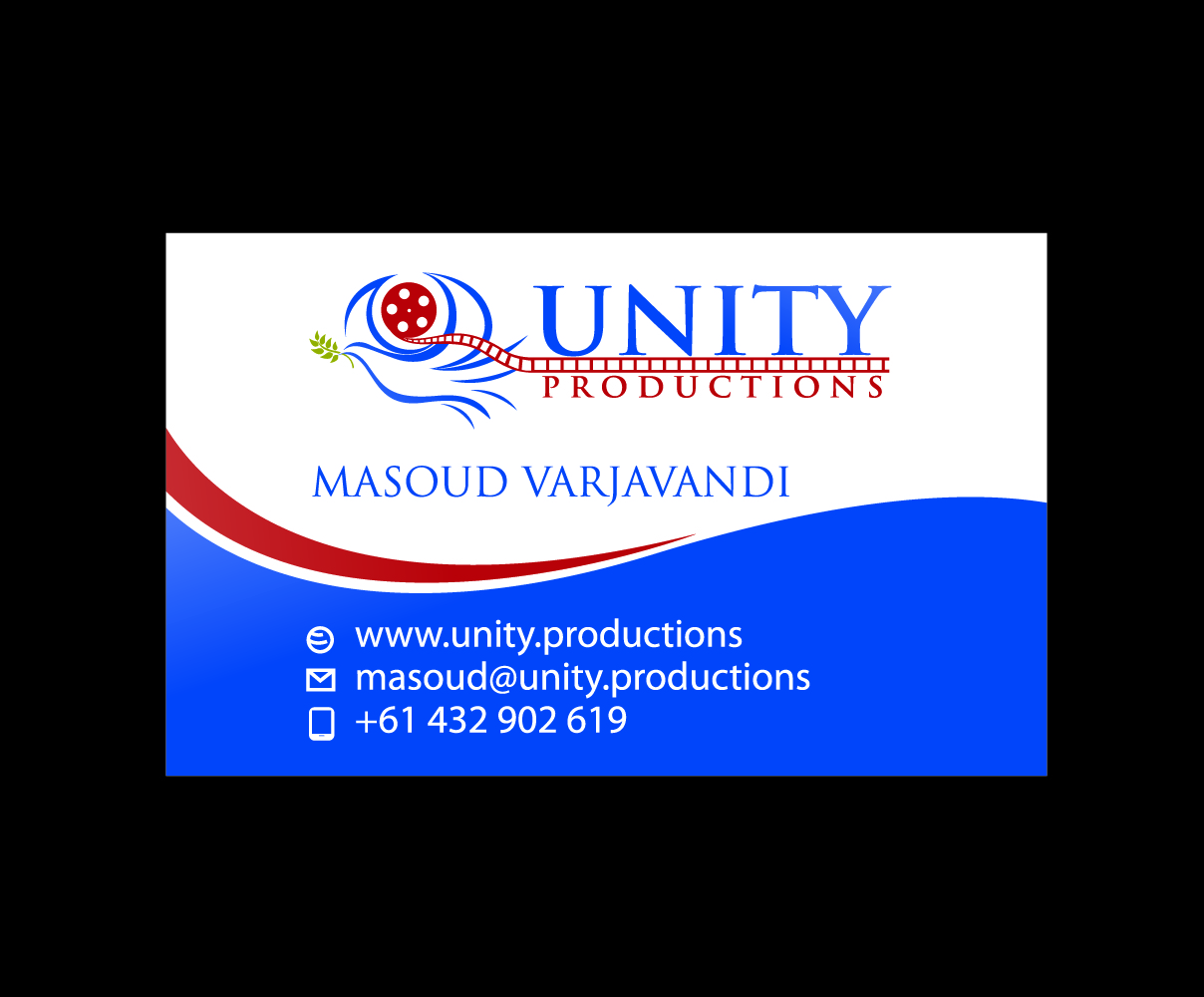 Business Card Design by blue eye for Unity Productions | Design #6540032