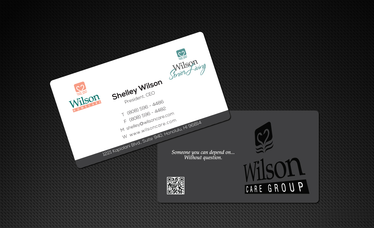 Business Card Design by MT for Wilson Care Group | Design #1724468