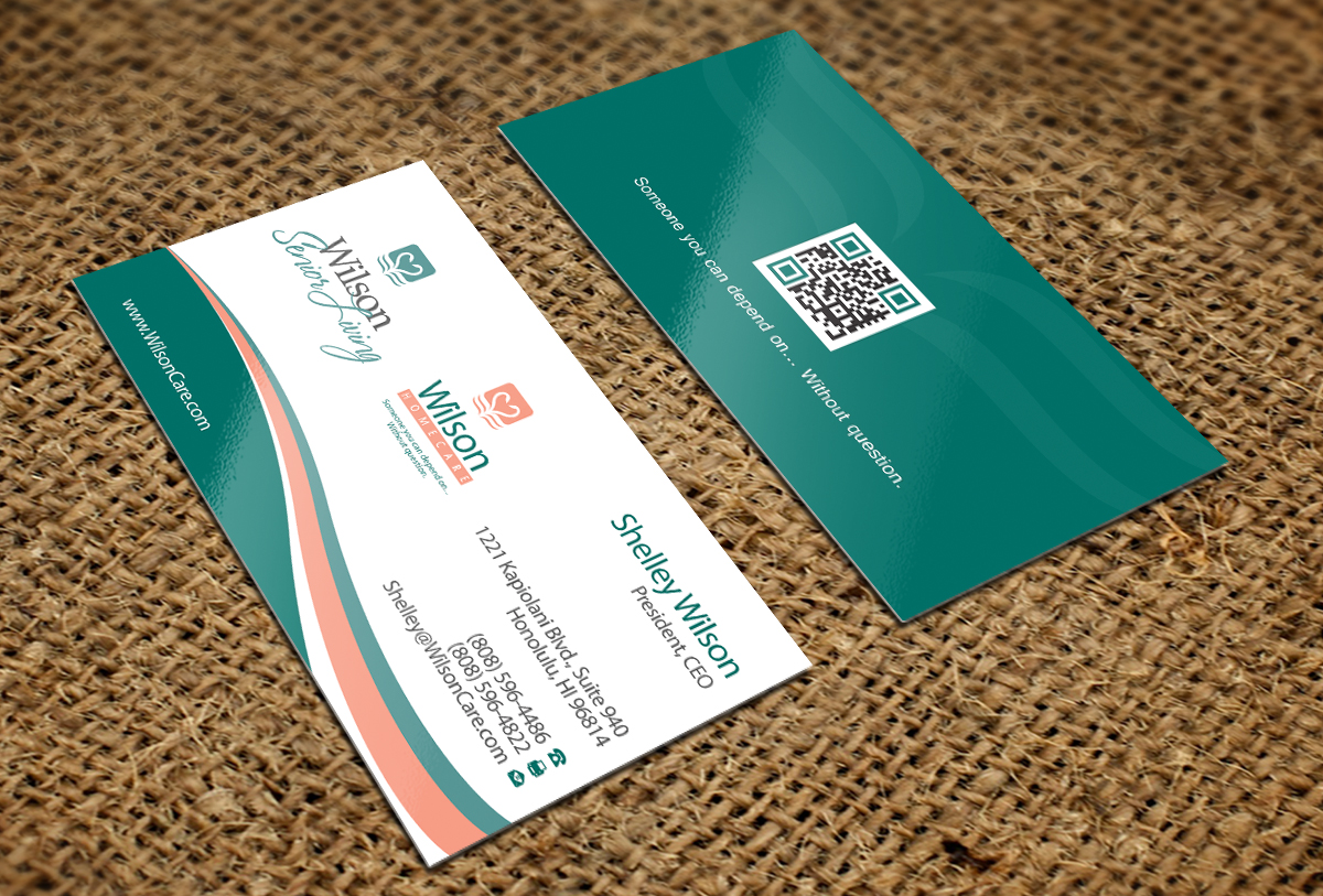 Business Card Design by daryl for Wilson Care Group | Design #1720998