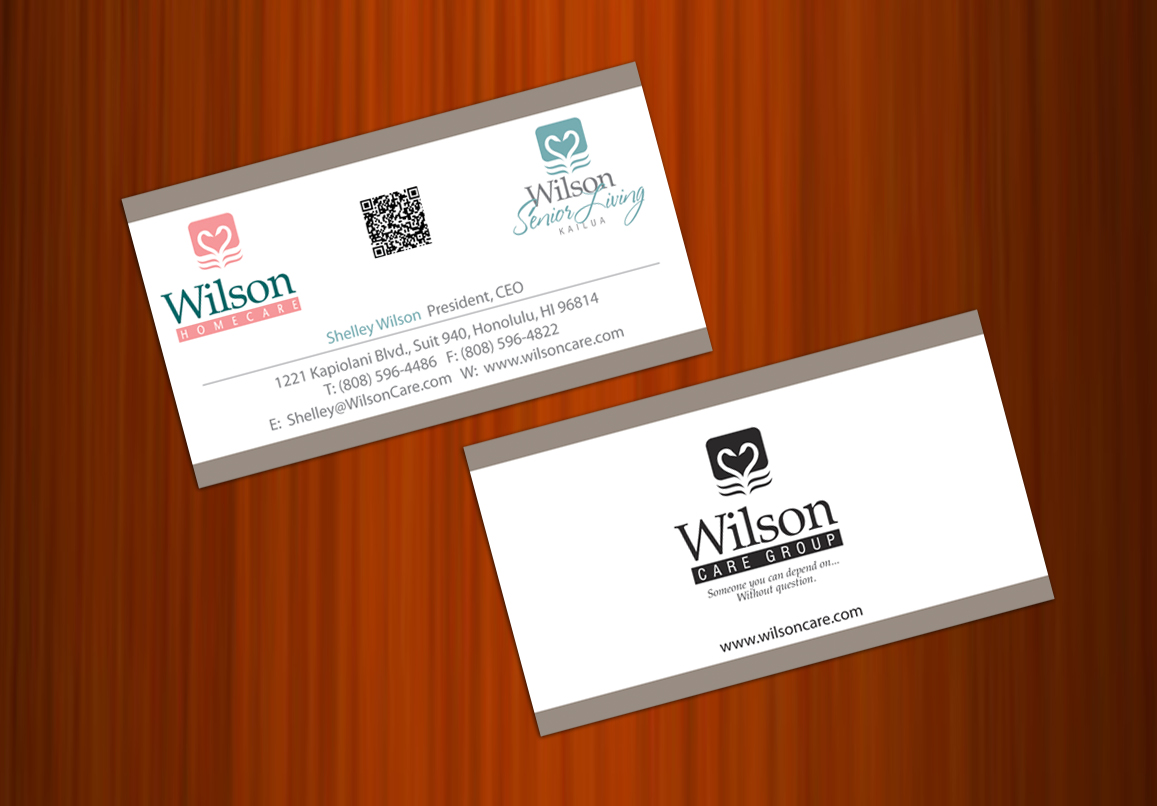 Business Card Design by asimali for Wilson Care Group | Design #1705748