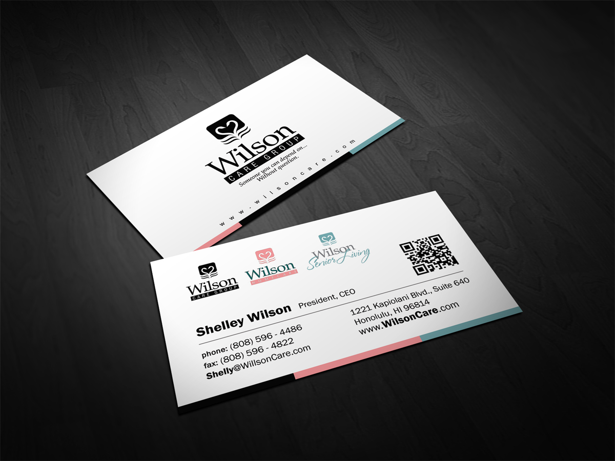 Business Card Design by diRtY.EMM for Wilson Care Group | Design #1704423