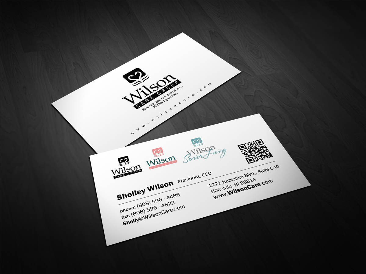 Business Card Design by diRtY.EMM for Wilson Care Group | Design #1704425