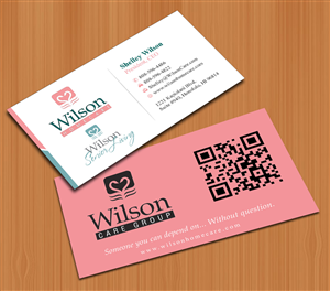 Business Card Design by Sbss for Wilson Care Group | Design: #1707867