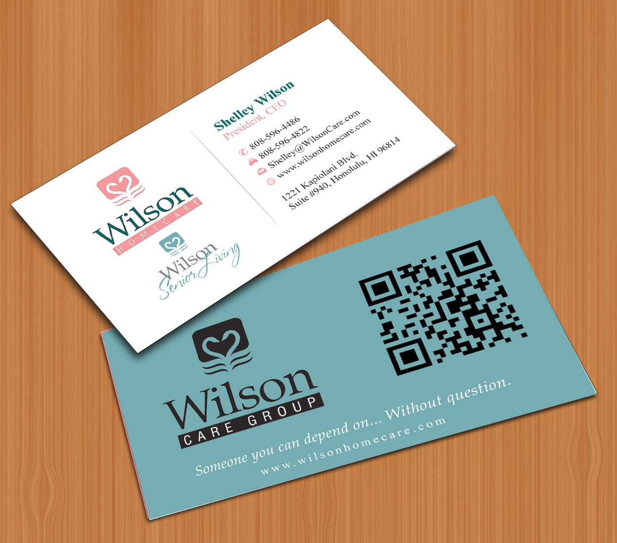 Business Card Design by Sbss for Wilson Care Group | Design #1707903
