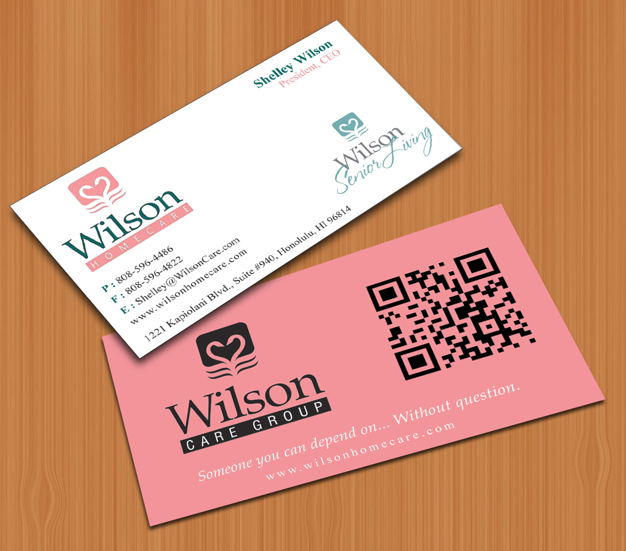 Business Card Design by Sbss for Wilson Care Group | Design #1707909