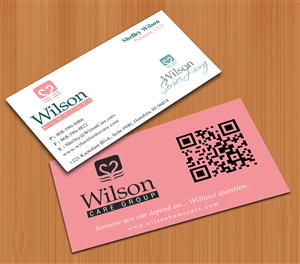 Business Card Design by Sbss for Wilson Care Group | Design: #1707909