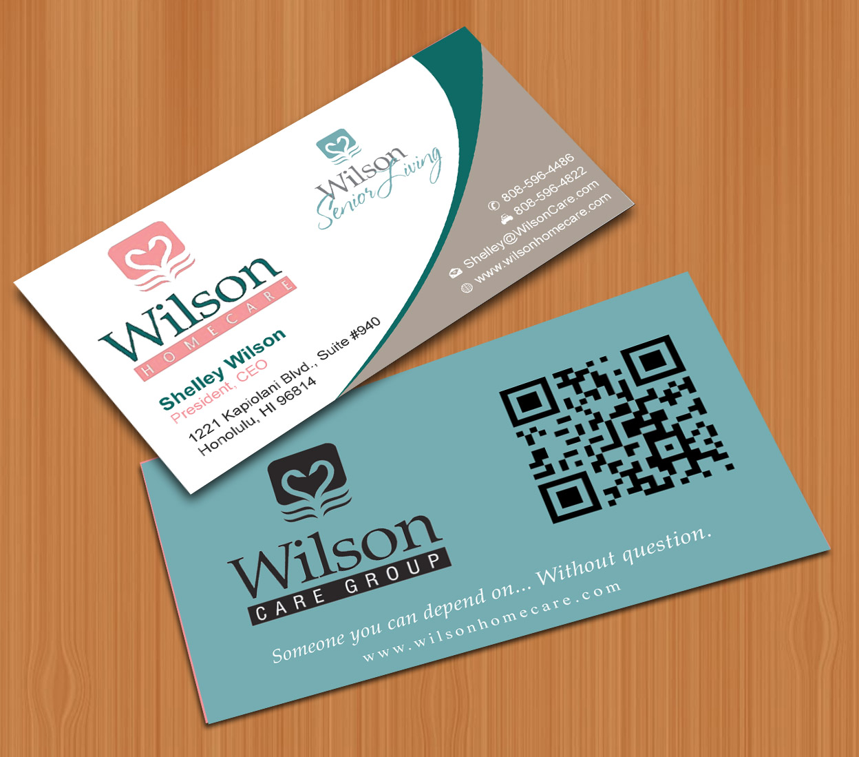 Business Card Design by Sbss for Wilson Care Group | Design #1707914