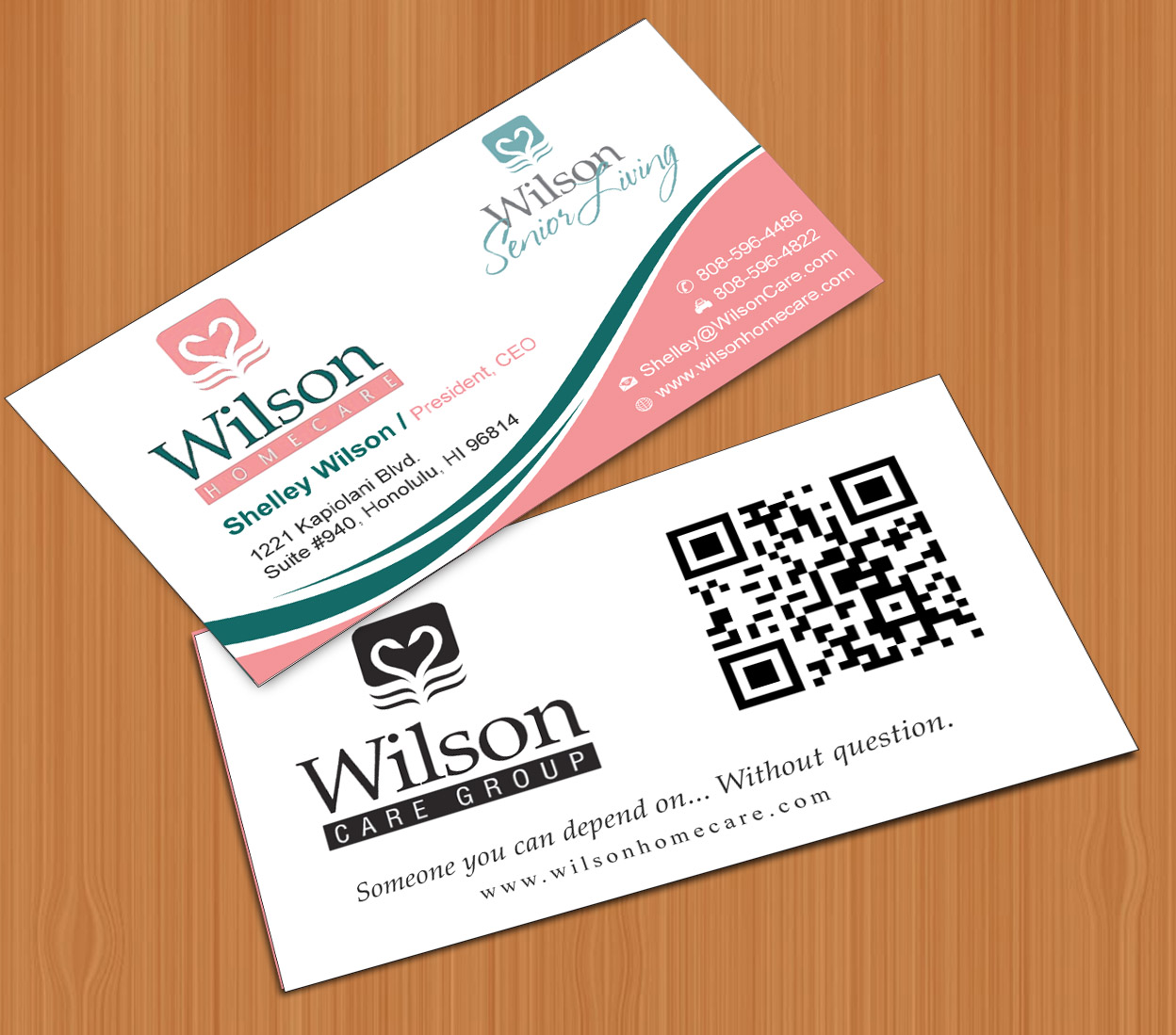 Business Card Design by Sbss for Wilson Care Group | Design #1707916