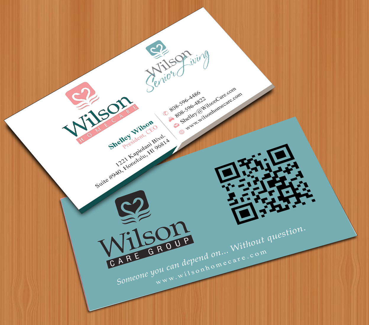 Business Card Design by Sbss for Wilson Care Group | Design #1707922