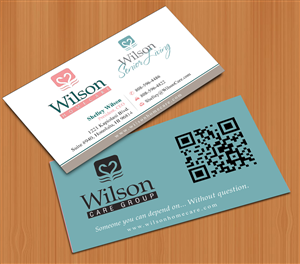 Business Card Design by Sbss for Wilson Care Group | Design: #1707925