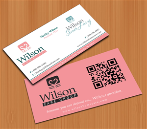 Business Card Design by Sbss for Wilson Care Group | Design: #1707927