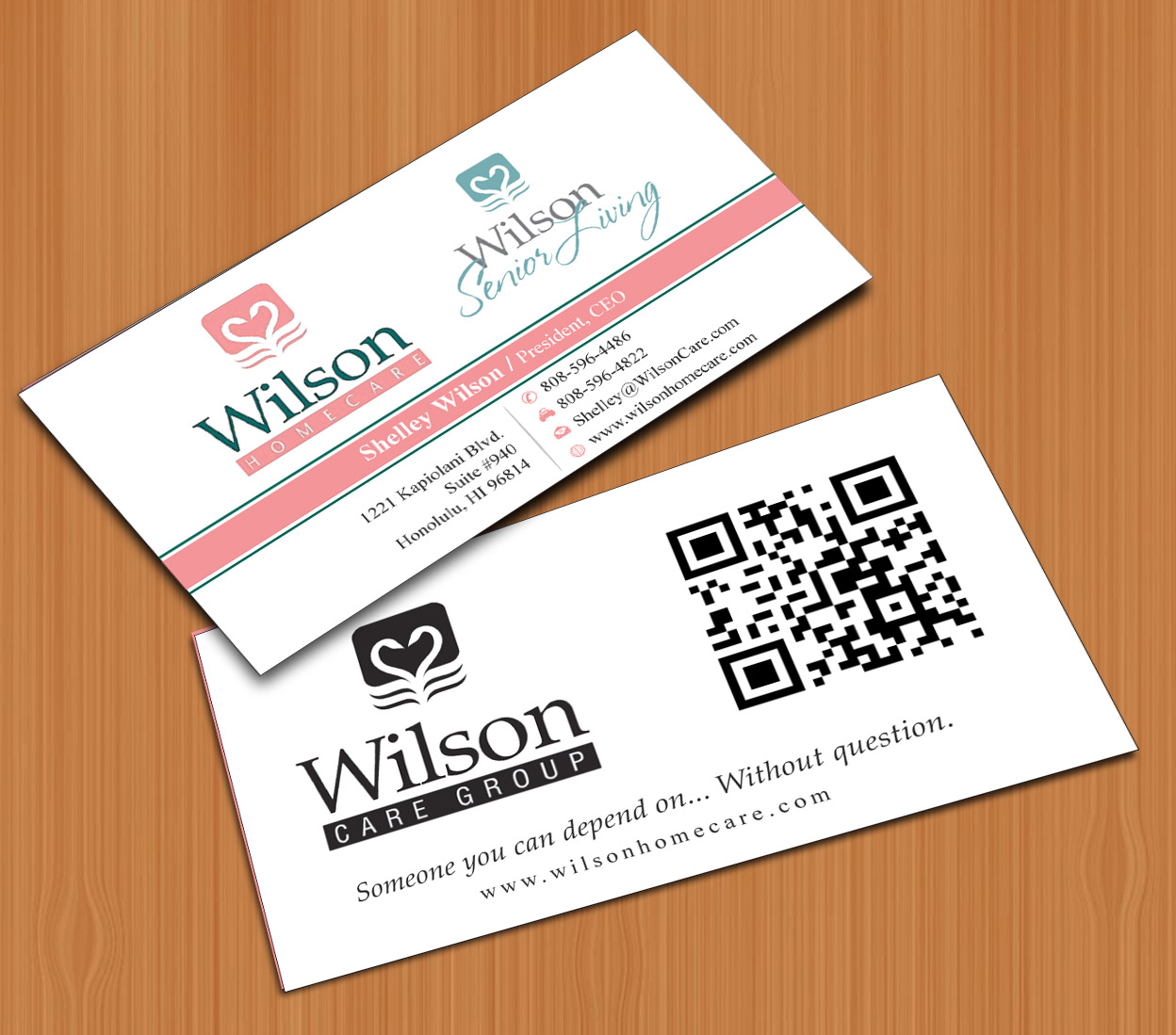 Business Card Design by Sbss for Wilson Care Group | Design #1707930