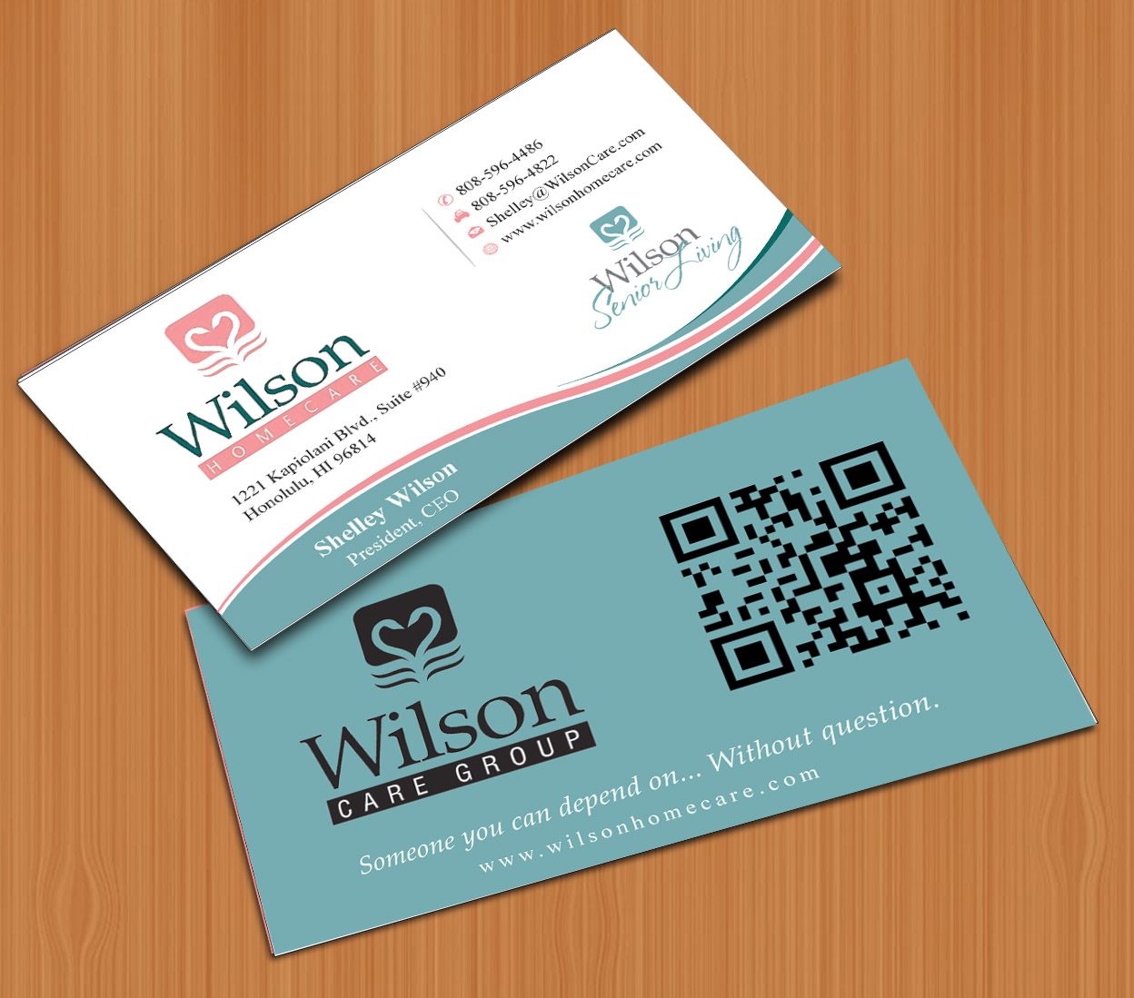 Business Card Design by Sbss for Wilson Care Group | Design #1707933