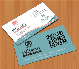 Business Card Design by Sbss for Wilson Care Group | Design: #1707933