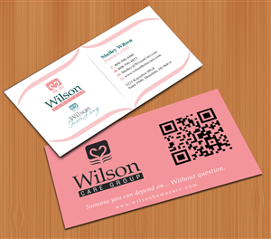 Business Card Design by Sbss for Wilson Care Group | Design: #1707935