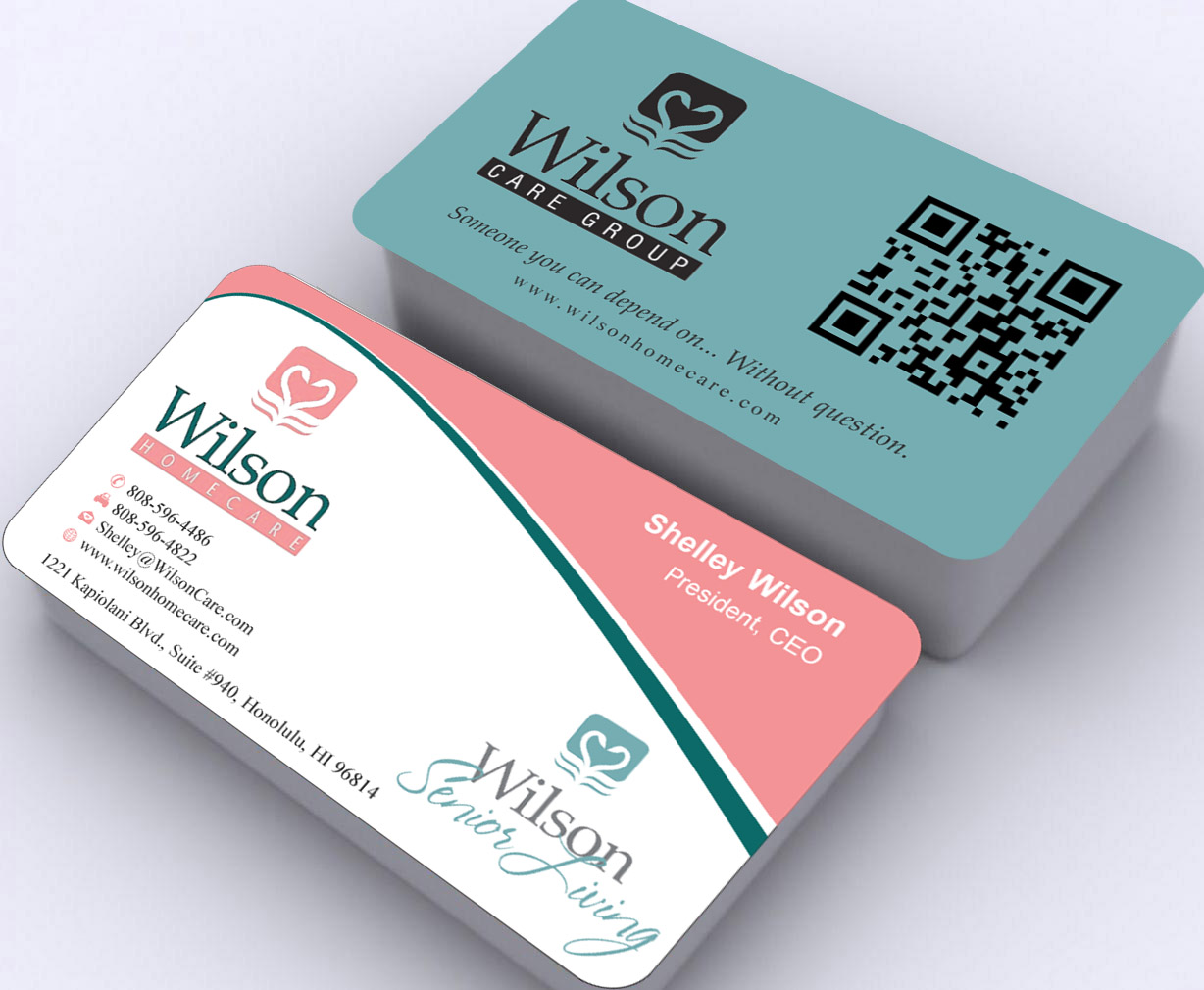 Business Card Design by Sbss for Wilson Care Group | Design #1707942
