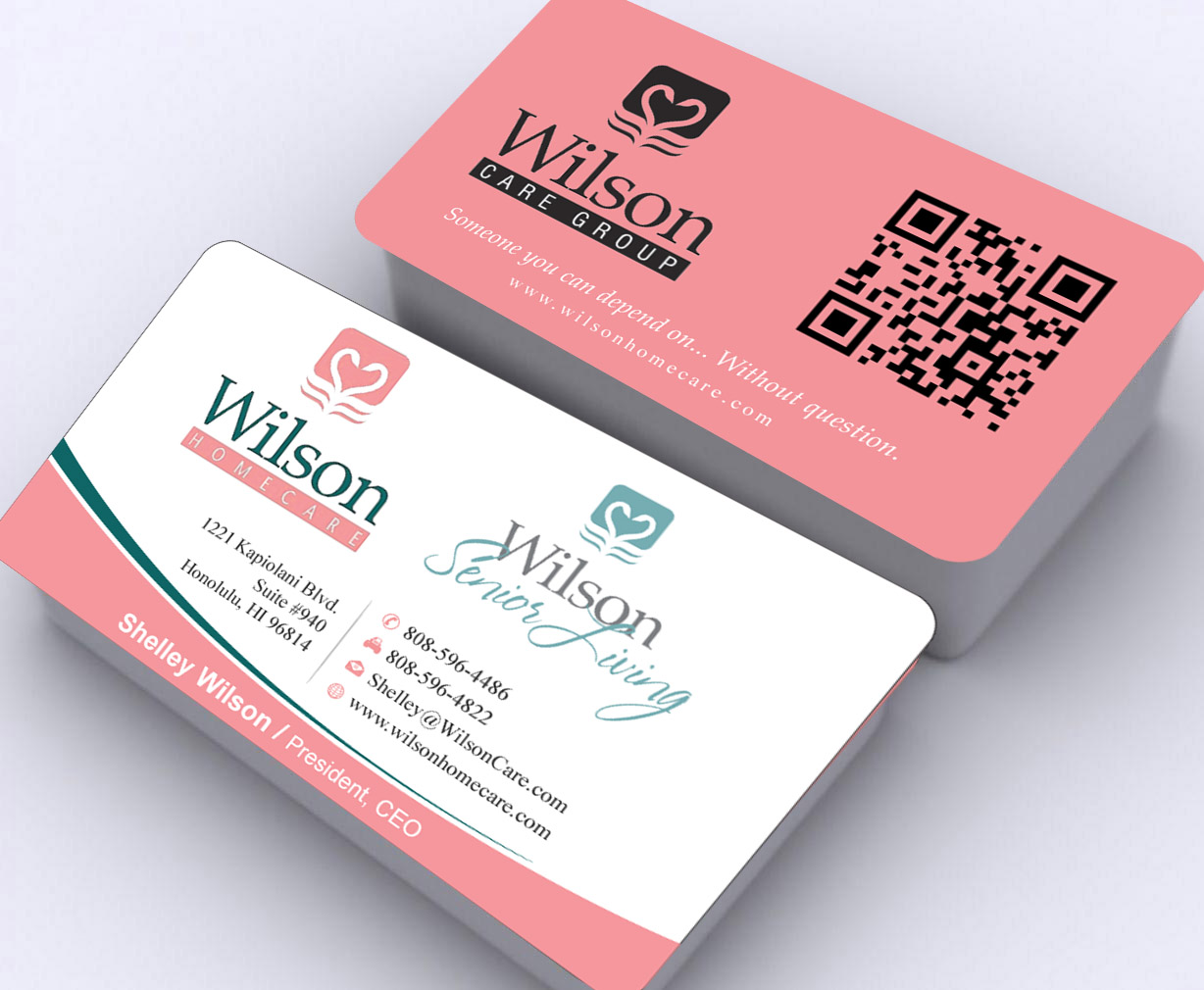 Business Card Design by Sbss for Wilson Care Group | Design #1707946